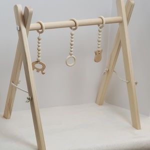 Wooden baby play gym NEW in BOX
